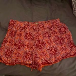 Soft Hollister shorts with pattern